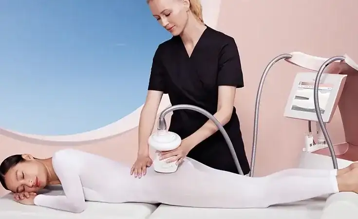 Professional lymphatic massage therapy treatment